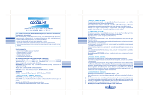 1- ¿Qué es COCCULINE y para qué se utiliza? - e