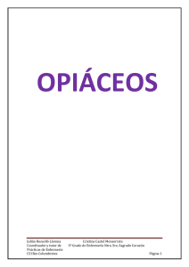 opioides - Docenciaenfermeria