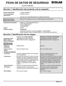 FICHA DE DATOS DE SEGURIDAD