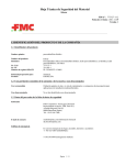 Hoja Técnica de Seguridad del Material