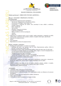 IMAGEN PERSONAL, PELUQUER&Iacute;A