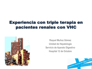 RAQUEL MUÑOZ - triple terapia en pacientes renales con VHC