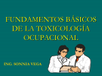 toxicología ocupacional
