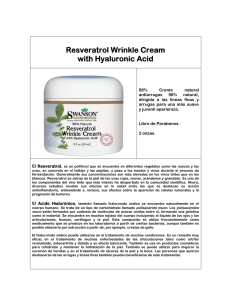 Resveratrol Wrinkle Cream with Hyaluronic Acid