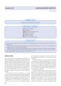 Capítulo 120 VASODILATADORES DIRECTOS