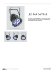LED PAR 64 TRI-B