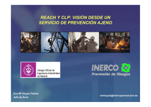 reach y clp: visi&oacute;n desde un servicio de prevenci&oacute;n ajeno