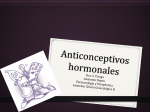 Anticonceptivos hormonales