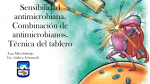 Estudio de antimicrobianos: Técnica del tablero