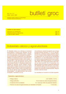 Dobesilato cálcico y agranulocitosis - BG 2001