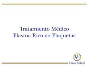 Tratamiento médico Rico en plaquetas