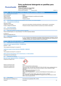 Fairy profesional detergente en pastillas para lavavajillas