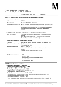 ficha de datos de seguridad - Merck Performance Materials