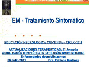 Tratamiento Sintomático - Sociedad de Neurología del Uruguay