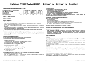 Ficha técnica Sulfato de Atropina Ampolla (PDF