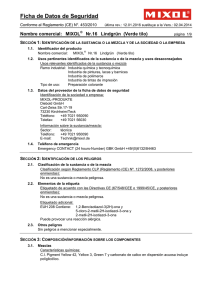 Ficha de Datos de Seguridad