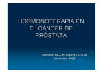 Hormonoterapia en cáncer de próstata-Dra. C. Martin de