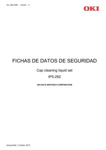 FICHAS DE DATOS DE SEGURIDAD