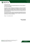 Comunicación Nº 642 Conformación del Comité de Contrato ISR