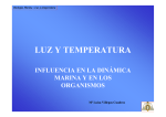 Tema 6.- Luz y Temperatura.