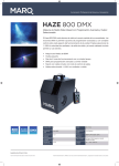 HAZE 800 DMX - MARQ Lighting