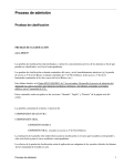 Proceso de admisión - Escuela Oficial de Idiomas de Astorga