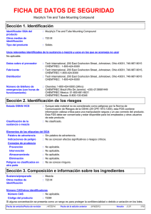 ficha de datos de seguridad