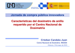 Dosimetría de anillo. Dr. Cristian Candela Juan