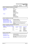 8099 VRBA with MUG (Spanish (ES)) MSDS