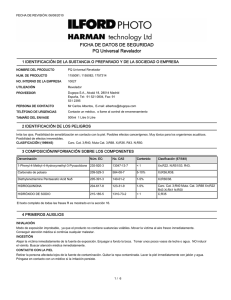 FICHA DE DATOS DE SEGURIDAD PQ Universal Revelador