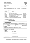 Hoja de datos de seguridad REGENT 20 SC 6052672-UVP