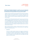 Nota Informativa Litigación y Arbitraje Sentencia del - Pérez