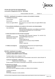 ficha de datos de seguridad - Merck Performance Materials