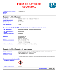 ficha de datos de seguridad
