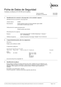 Ficha de Datos de Seguridad