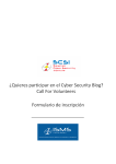 ¿Quieres participar en el Cyber Security Blog? Call For Volunteers