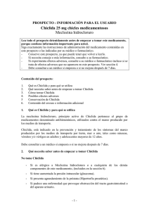 CHICLIDA 25mg Chicles Medicamentosos