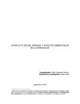 Conflicto social armado y efectos ambientales en la Orinoquia