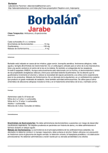 Borbalan - Laboratorios Farsiman