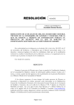 Resolución 25/07/2006 de la Comunidad de Madrid