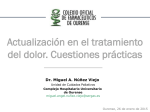 Actualización en el tratamiento del dolor