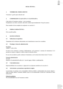 Disolver el contenido del sobre en 1 vaso de agua y beber a