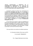 Constitución a propuesta de la confederación hidrográfica del Tajo