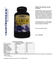 GARLIC OIL (Extracto de Ajo sin Odor)