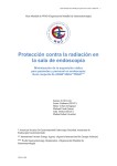Protección contra la radiación en la sala de endoscopía