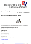 productosynegocios.com.ar Mini Impresor ticketero Point 58 mm