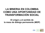 1.Minería como oportunidad en Colombia