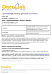 Cyclophosphamide (Cytoxan®, Neosar®)