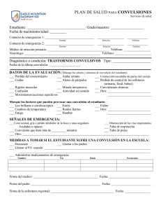 PLAN DE SALUD PARA CONVULSIONES