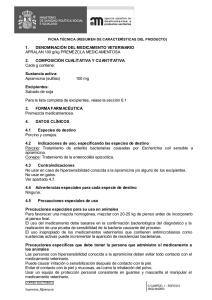 FICHA TÉCNICA APRALAN 100 g/kg PREMEZCLA